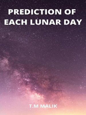 cover image of Prediction of Each Lunar Day